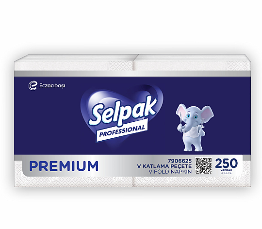 Selpak 7906625 Professional V Katlama Peçete (Pickasso) 250 Yp