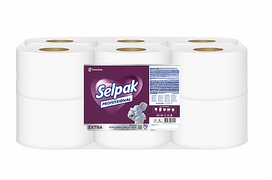 Selpak 7906633 Professional İçten Çekmeli Tuvalet Kağıdı -70 Mt x12