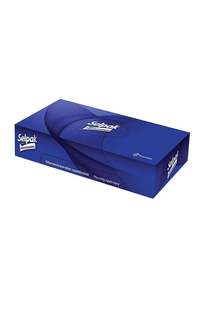 Selpak 7906654 Professional Premium Kutu Mendil 3 Katlı 18 x 21 Cm 50 Yp - 1