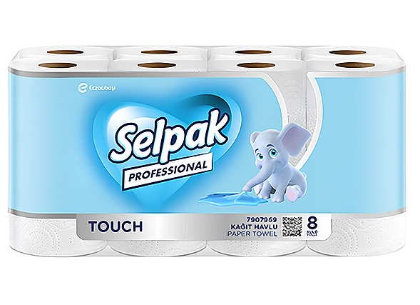 Selpak 7907969 Professional Touch Rulo Havlu 8li - 1